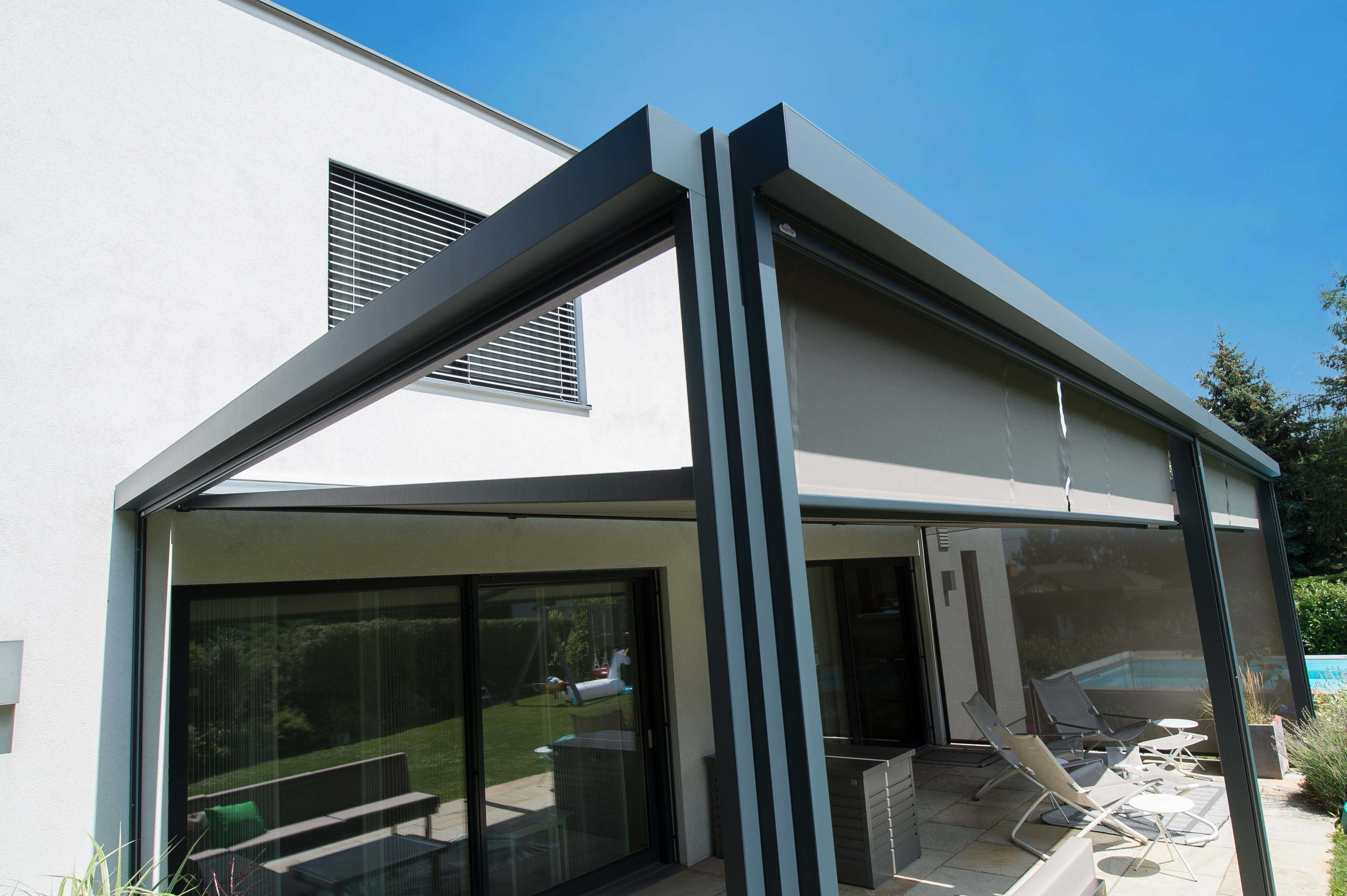 Einfamilienhaus mit ZIP-Beschattung