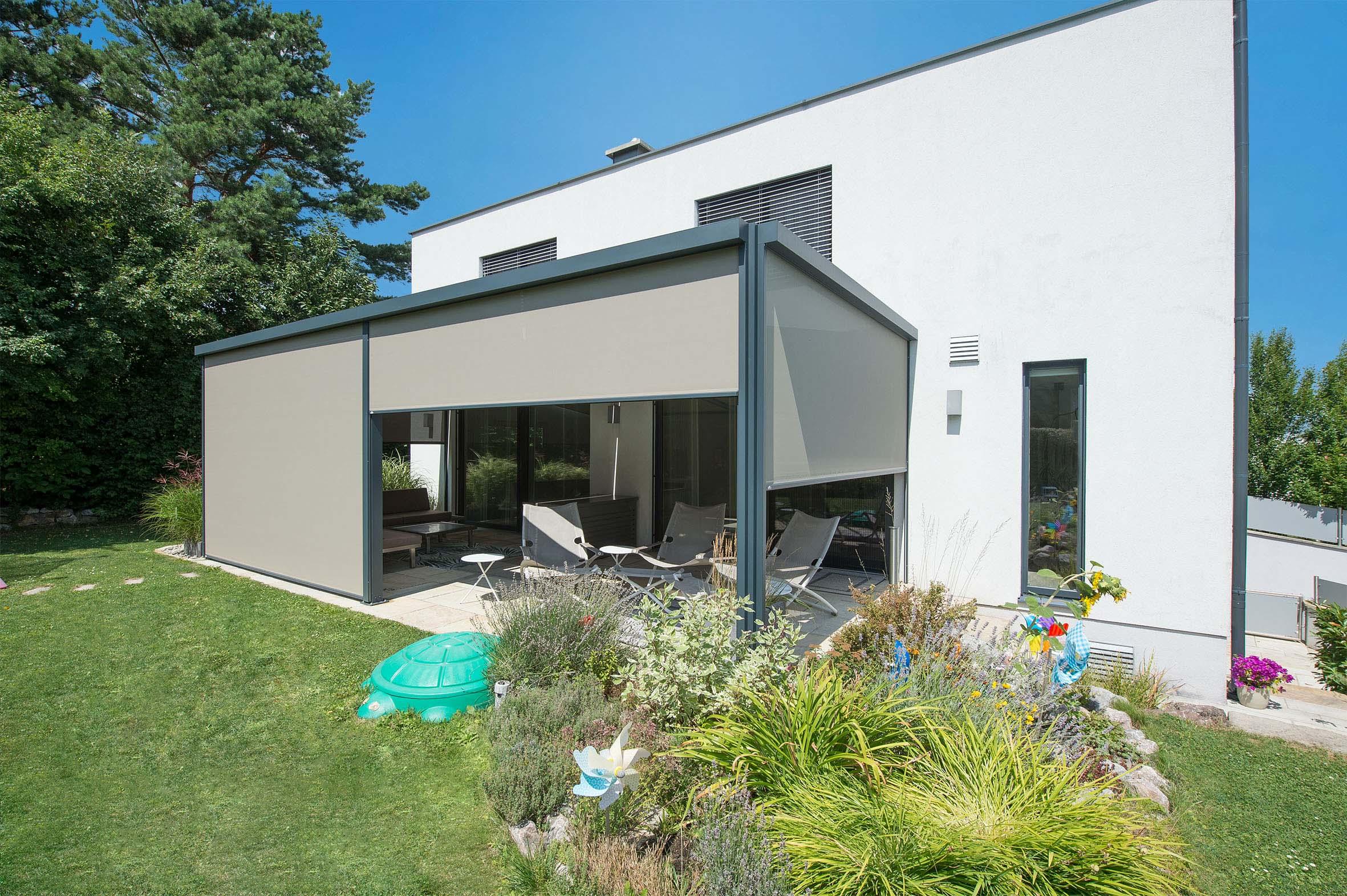 Einfamilienhaus mit ZIP-Beschattung