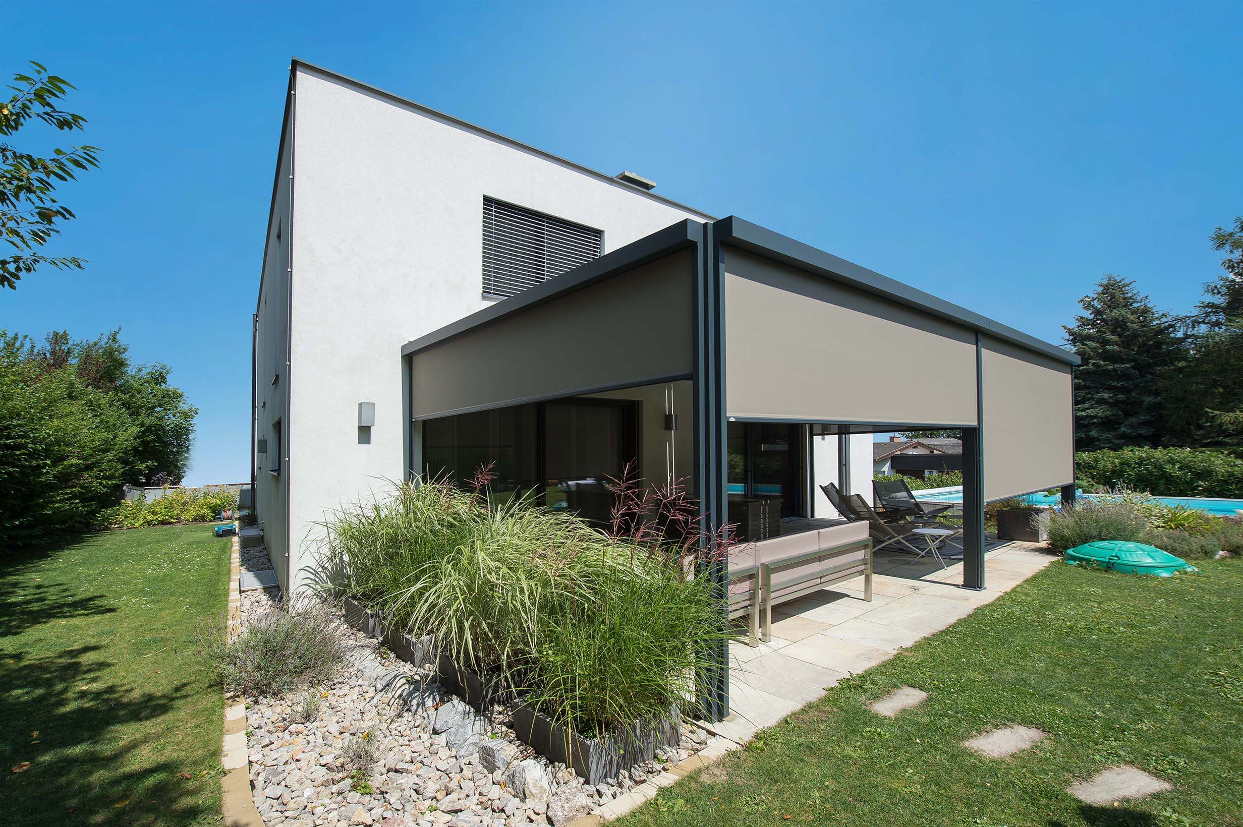 Einfamilienhaus mit ZIP-Beschattung