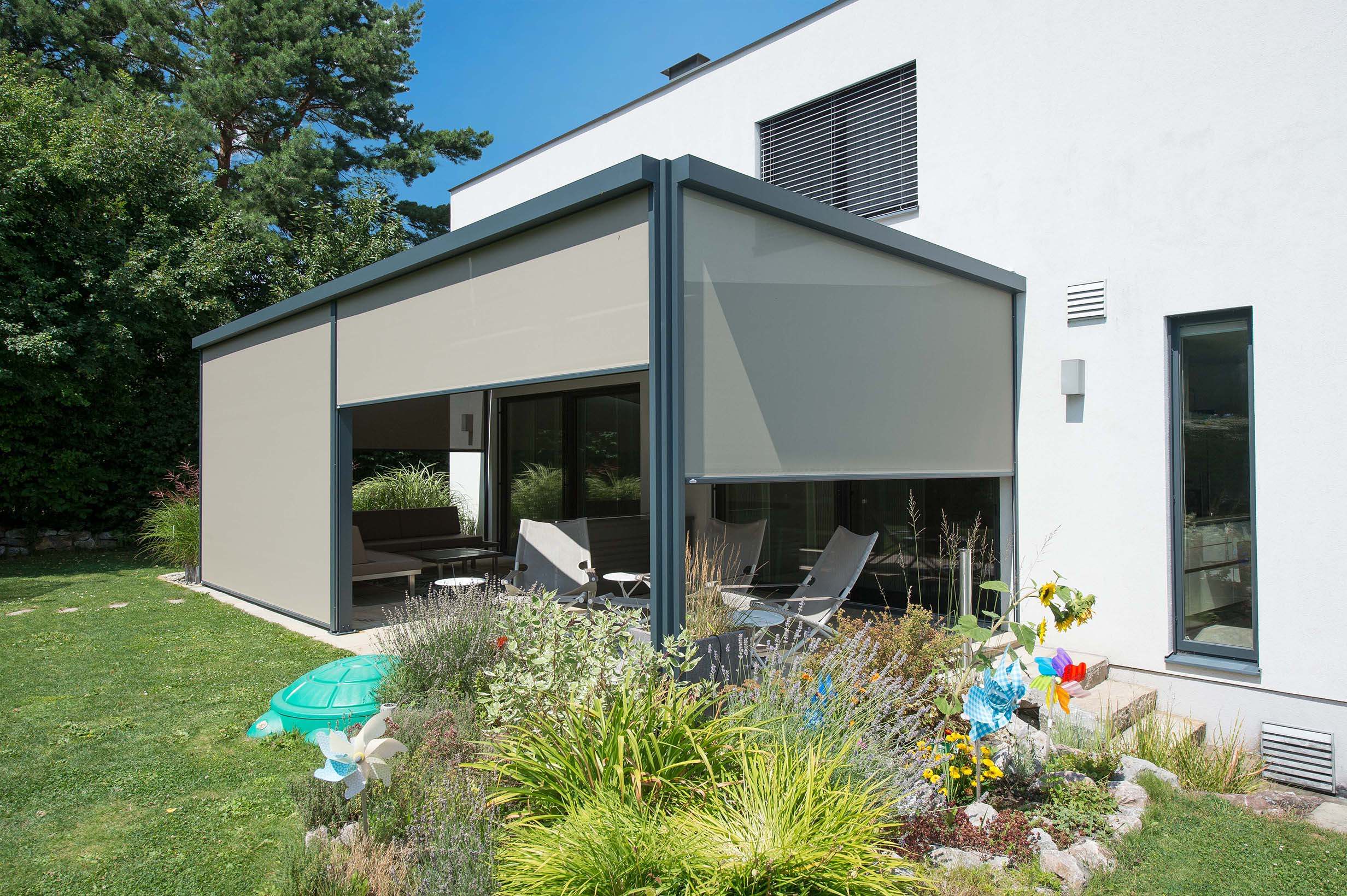 Einfamilienhaus mit ZIP-Beschattung