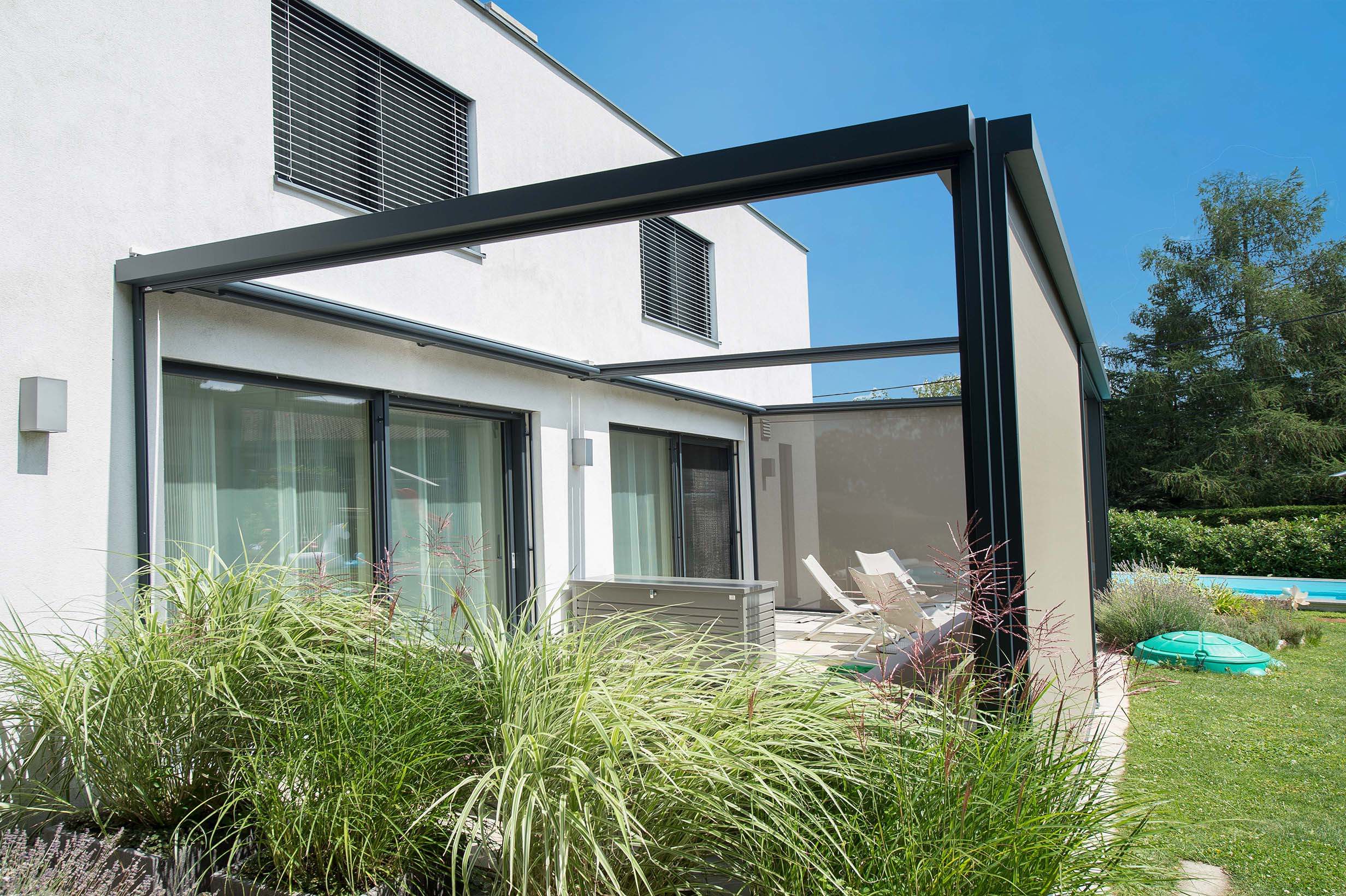 Einfamilienhaus mit ZIP-Beschattung