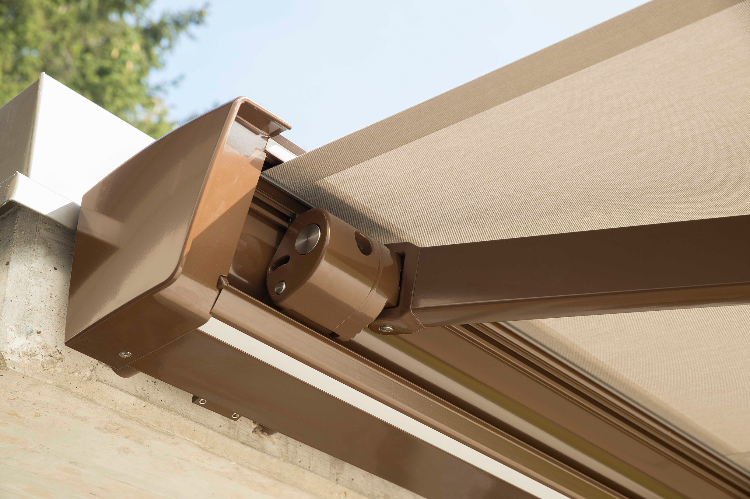 Einfamilienhaus mit LUNA Kassettenmarkise