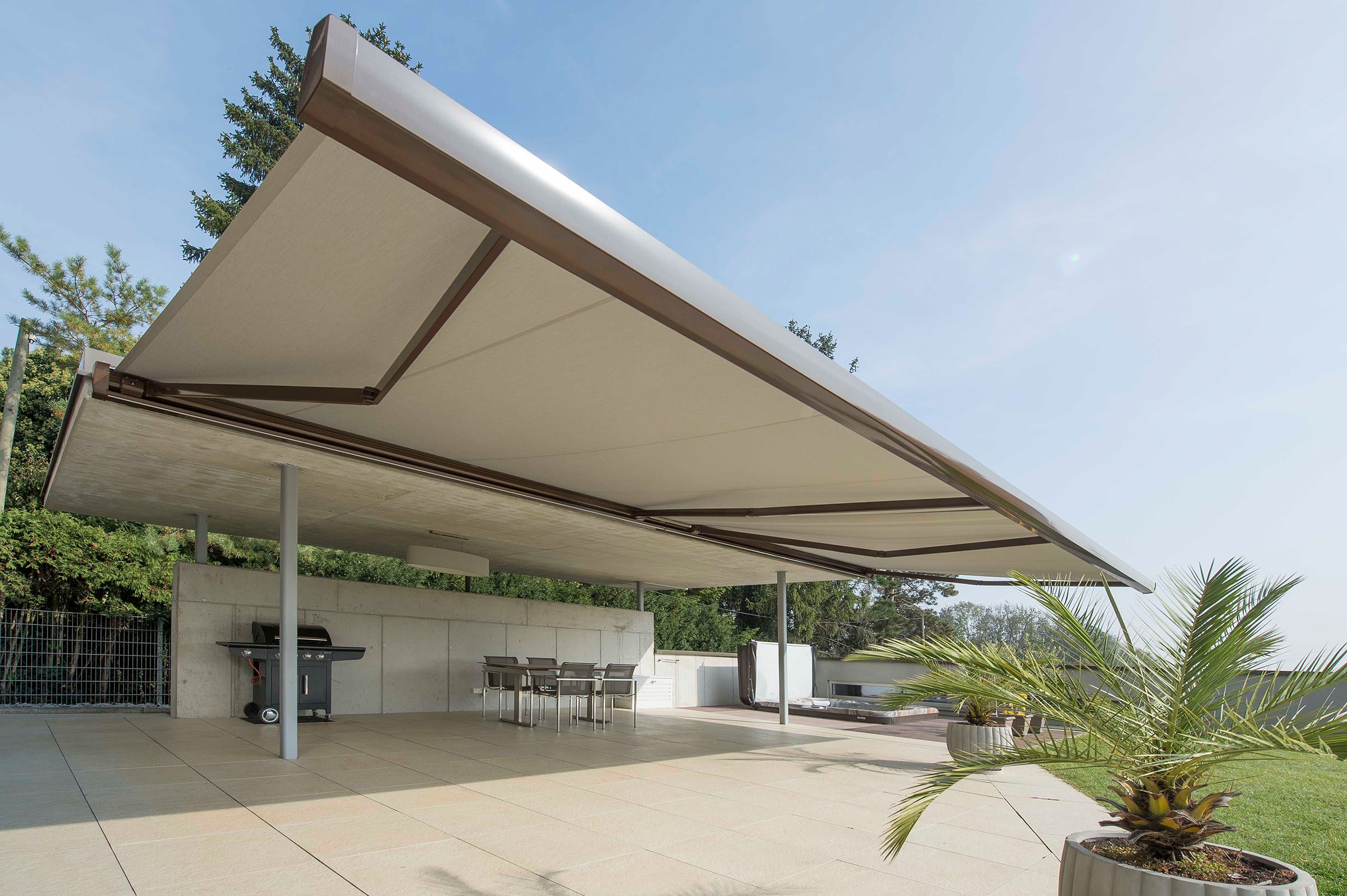 Einfamilienhaus mit LUNA Kassettenmarkise