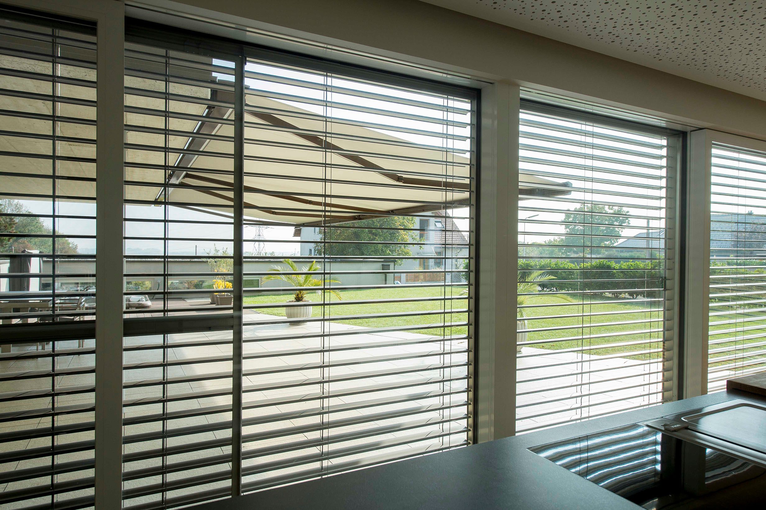 Einfamilienhaus mit LUNA Kassettenmarkise