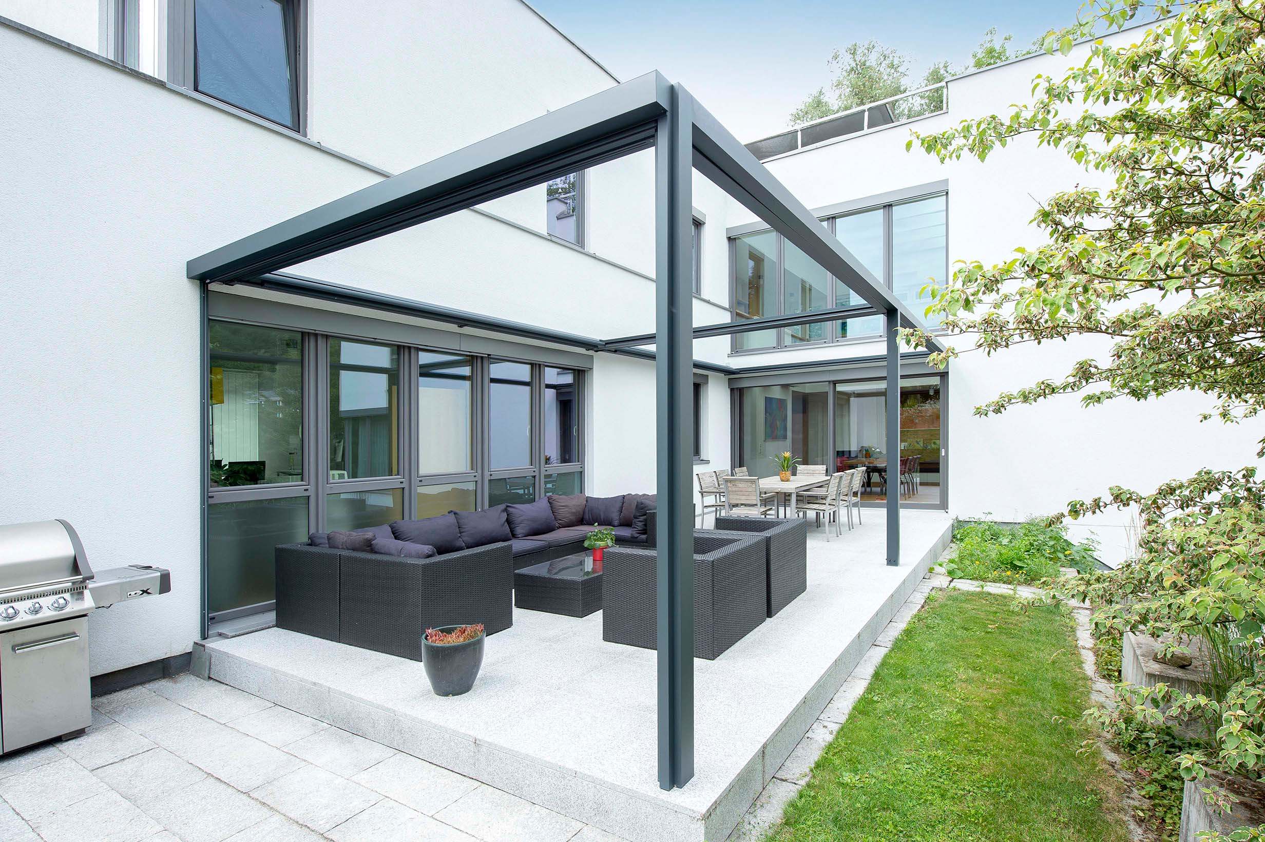 Einfamilienhaus mit ZIP-Beschattung