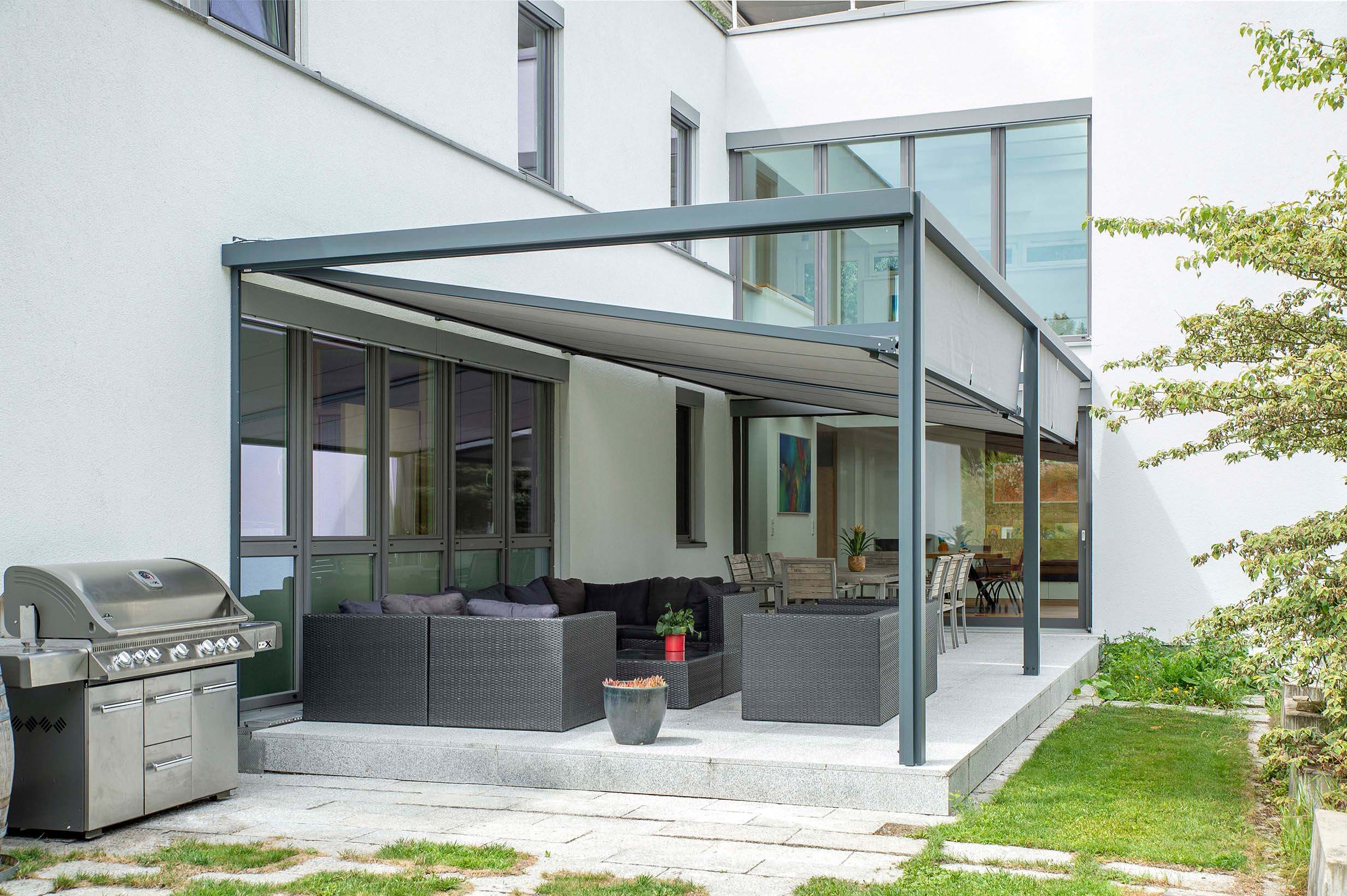 Einfamilienhaus mit ZIP-Beschattung