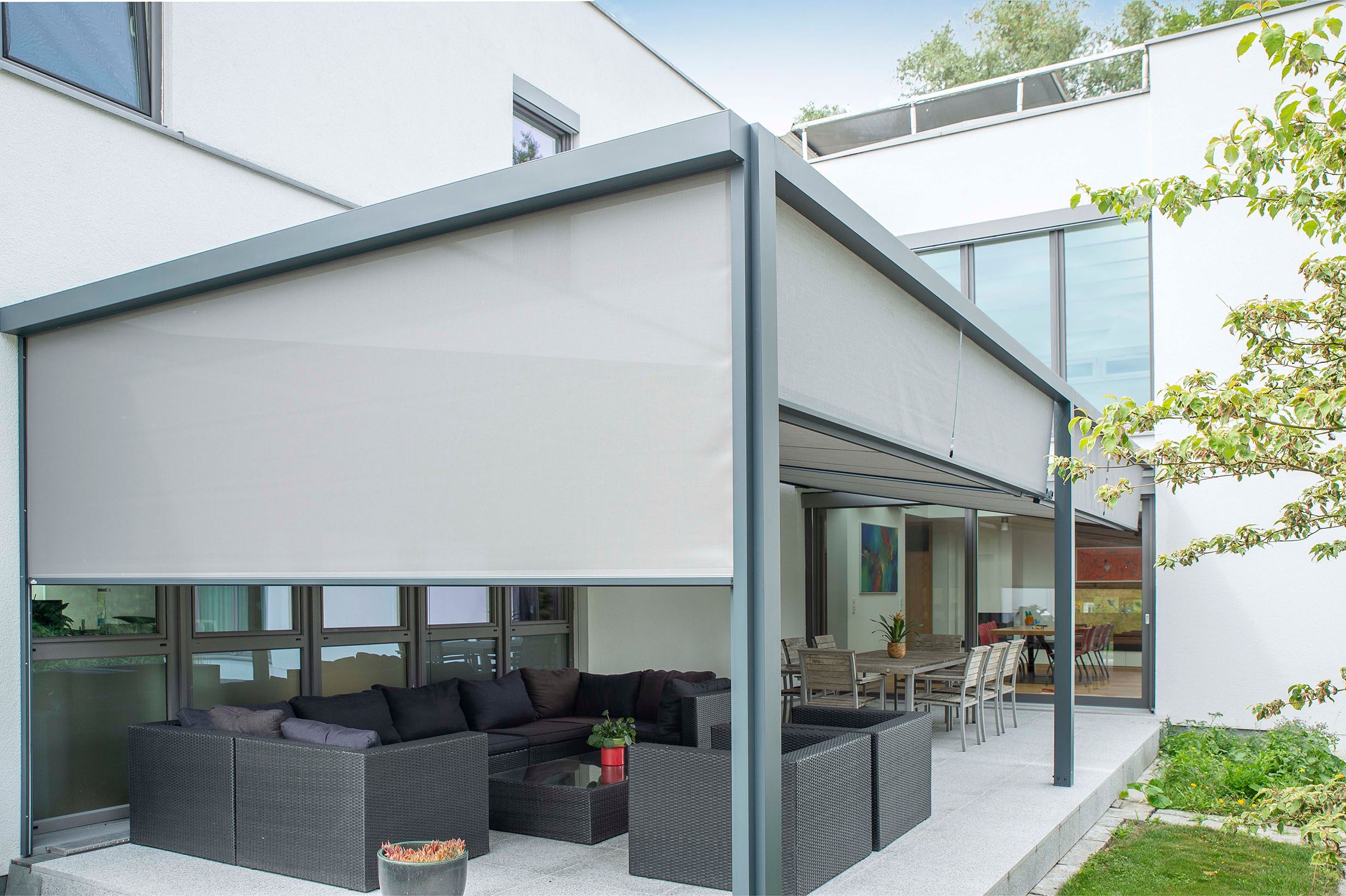 Einfamilienhaus mit ZIP-Beschattung