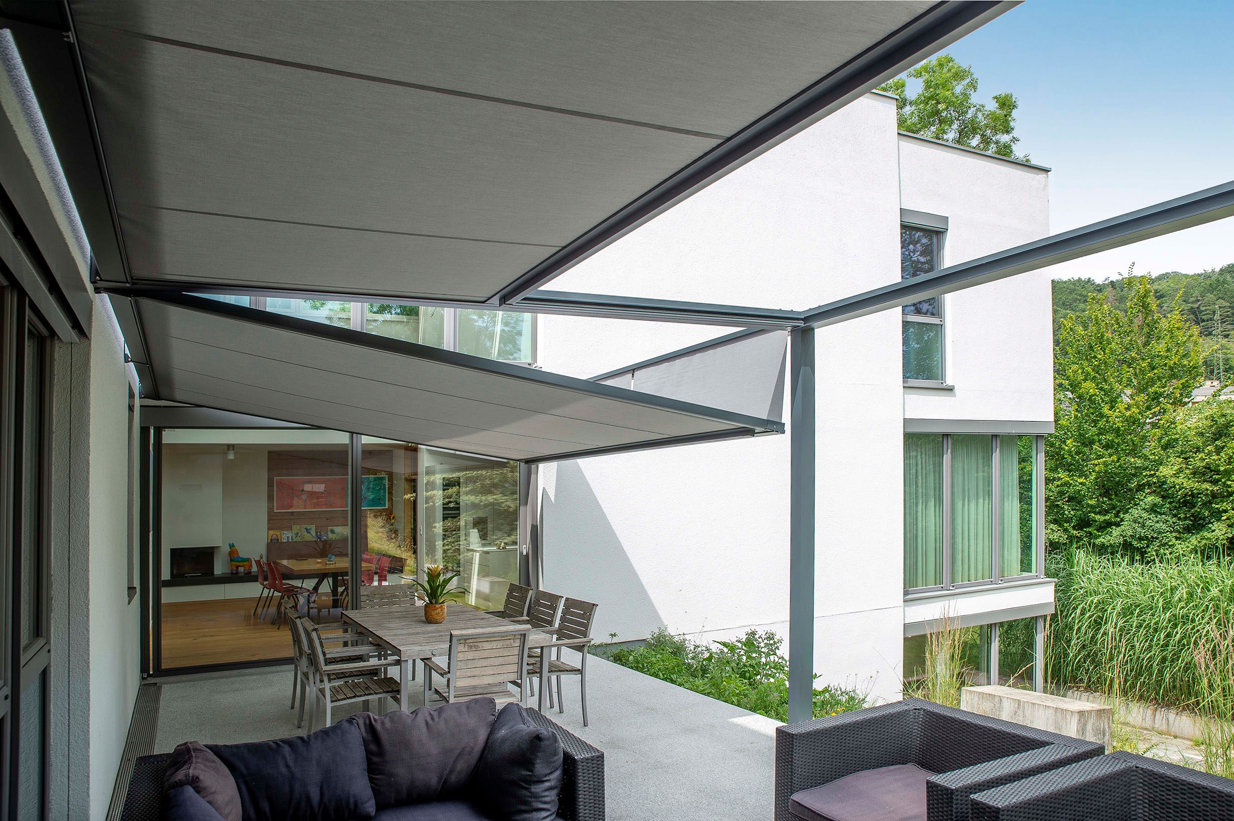 Einfamilienhaus mit ZIP-Beschattung