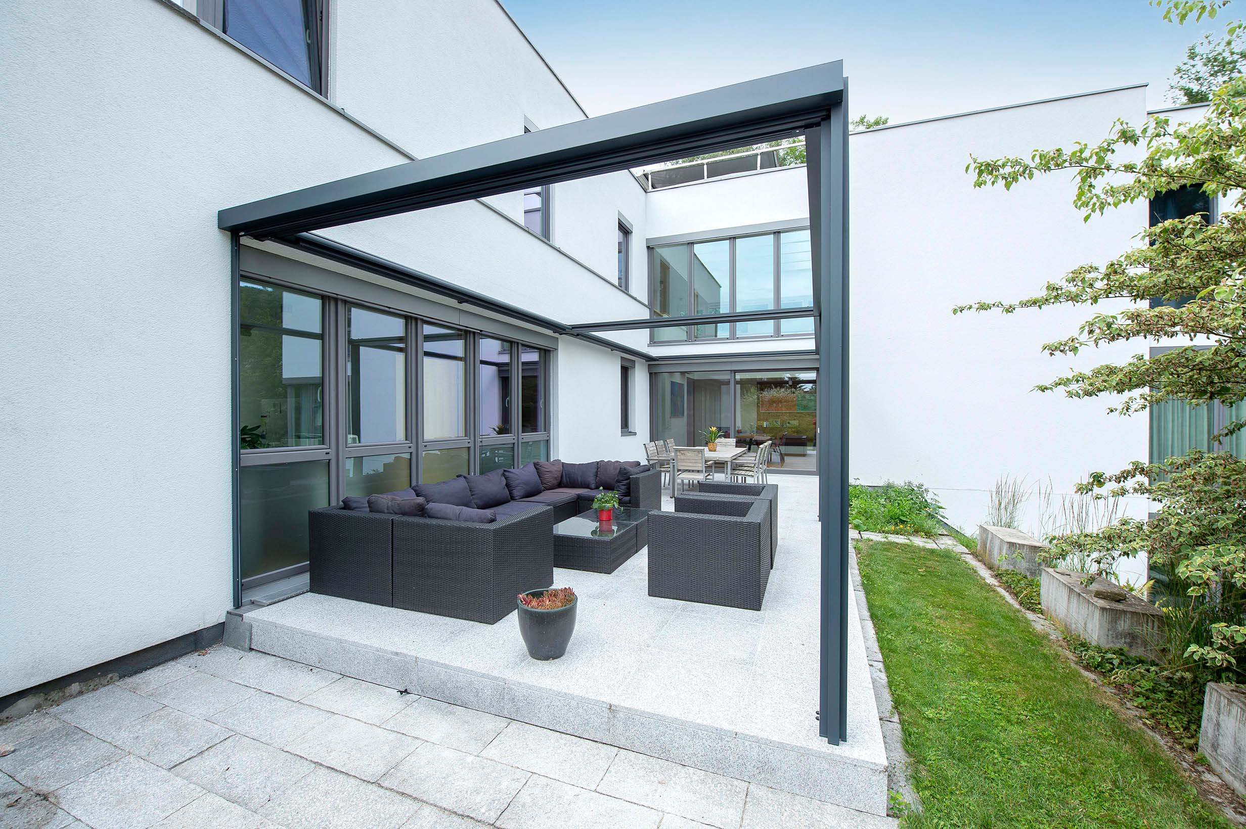 Einfamilienhaus mit ZIP-Beschattung