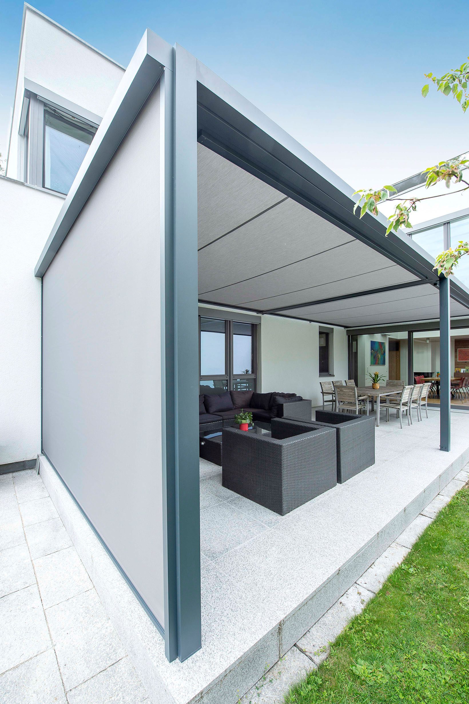 Einfamilienhaus mit ZIP-Beschattung