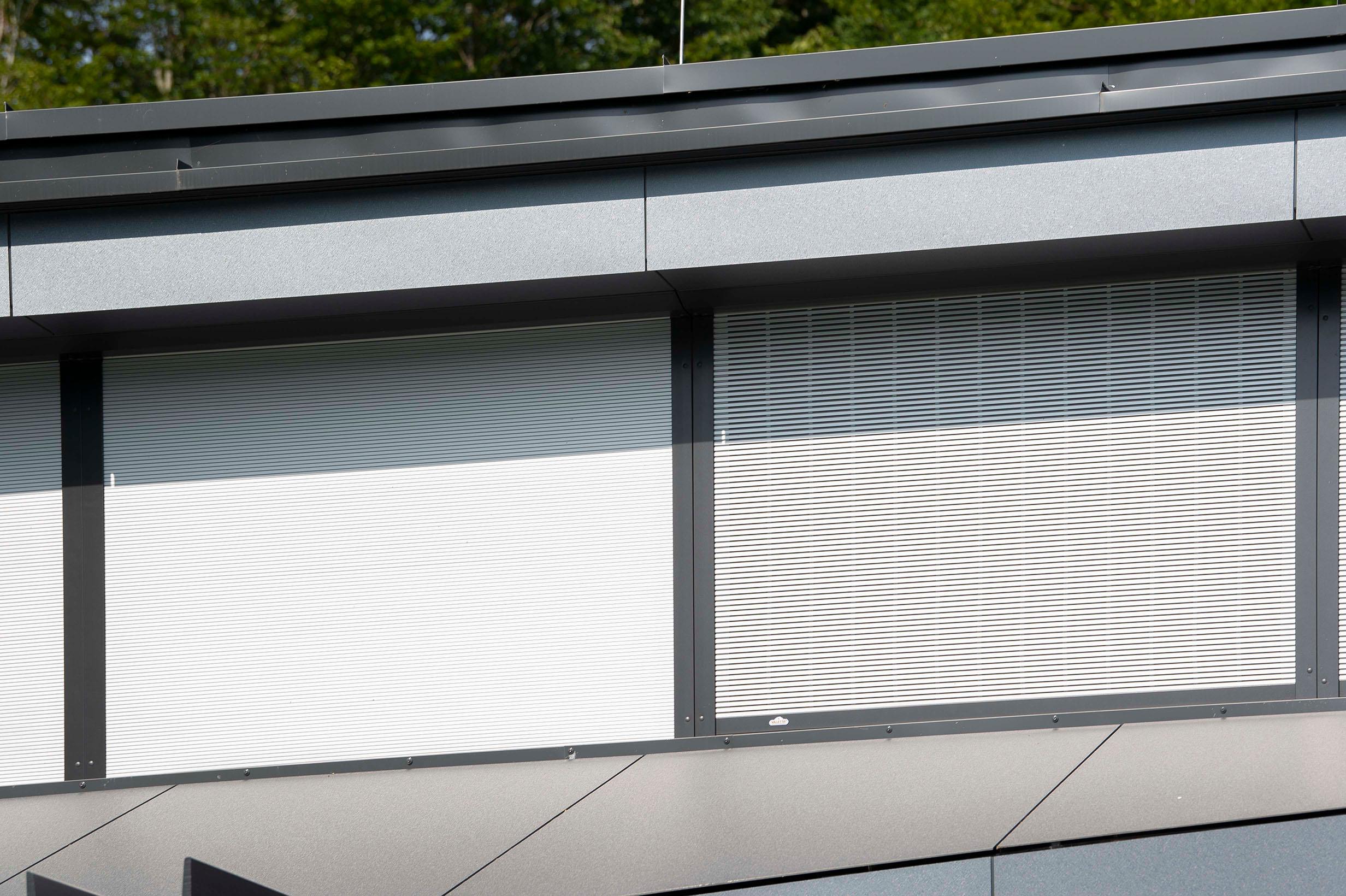 Einfamilienhaus mit Tageslicht-Rollladen und Insektenschutz-Schieberahmen