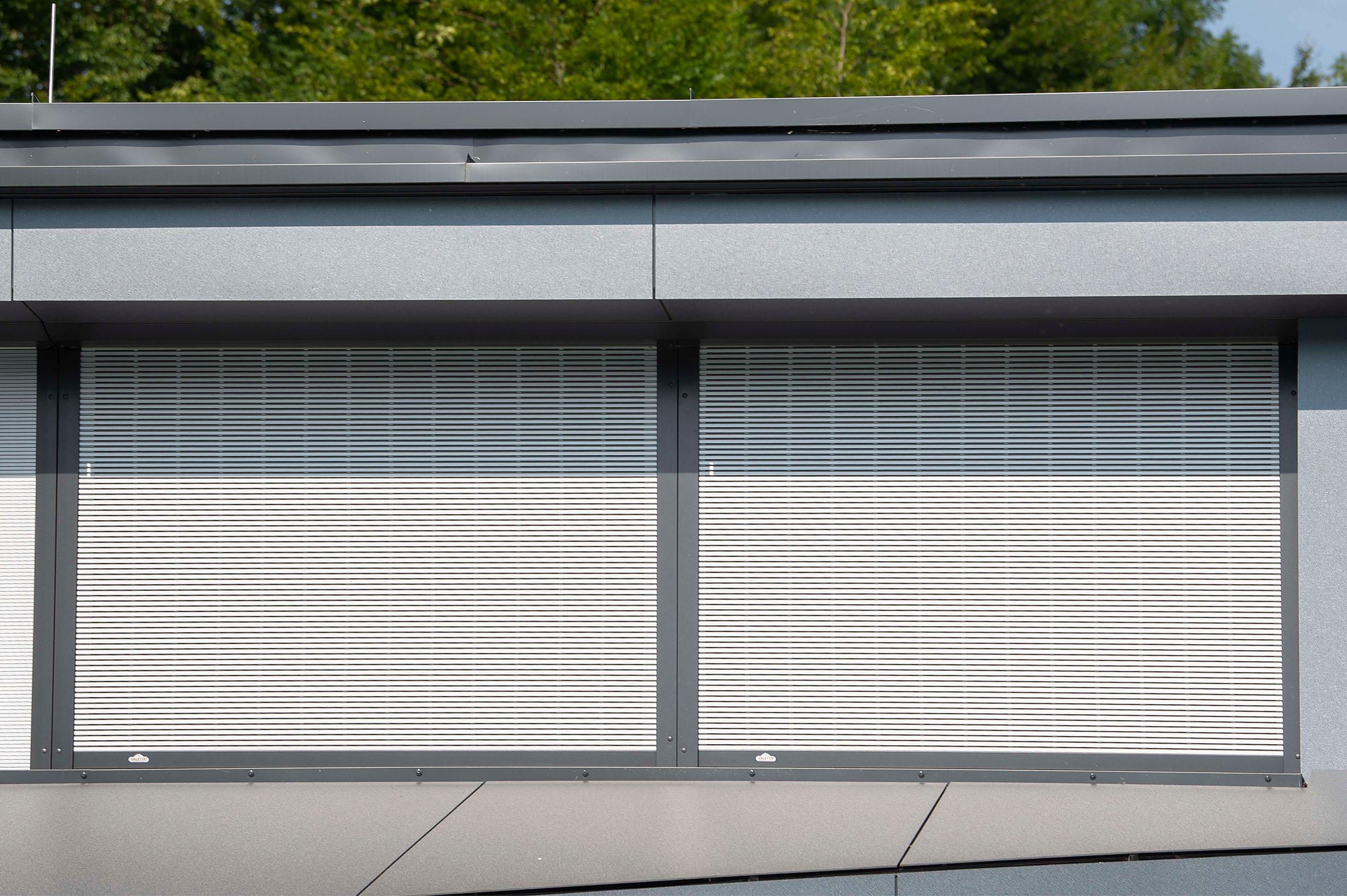 Einfamilienhaus mit Tageslicht-Rollladen und Insektenschutz-Schieberahmen