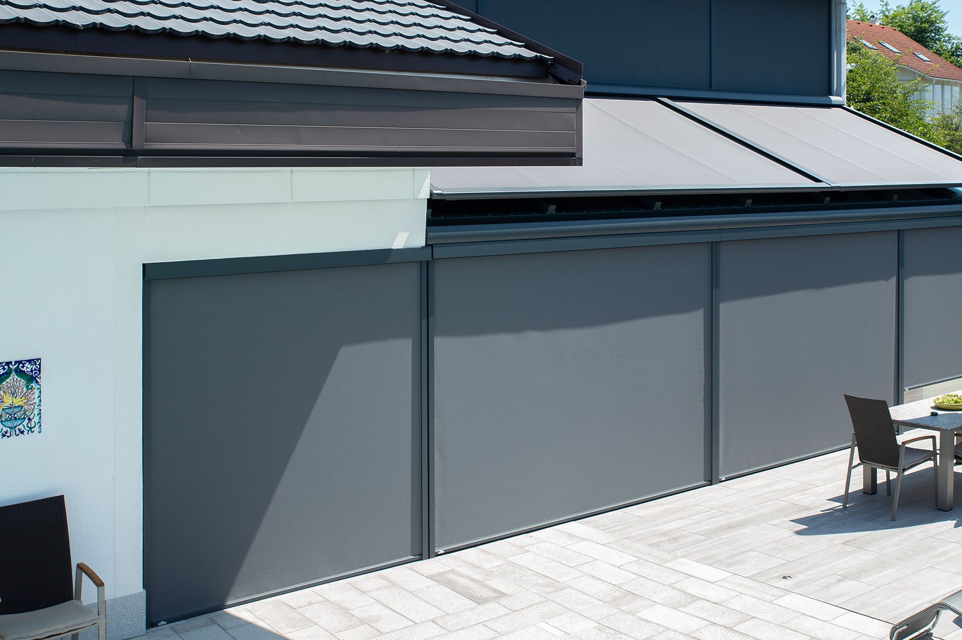 Einfamilienhaus mit ZIP-Beschattung