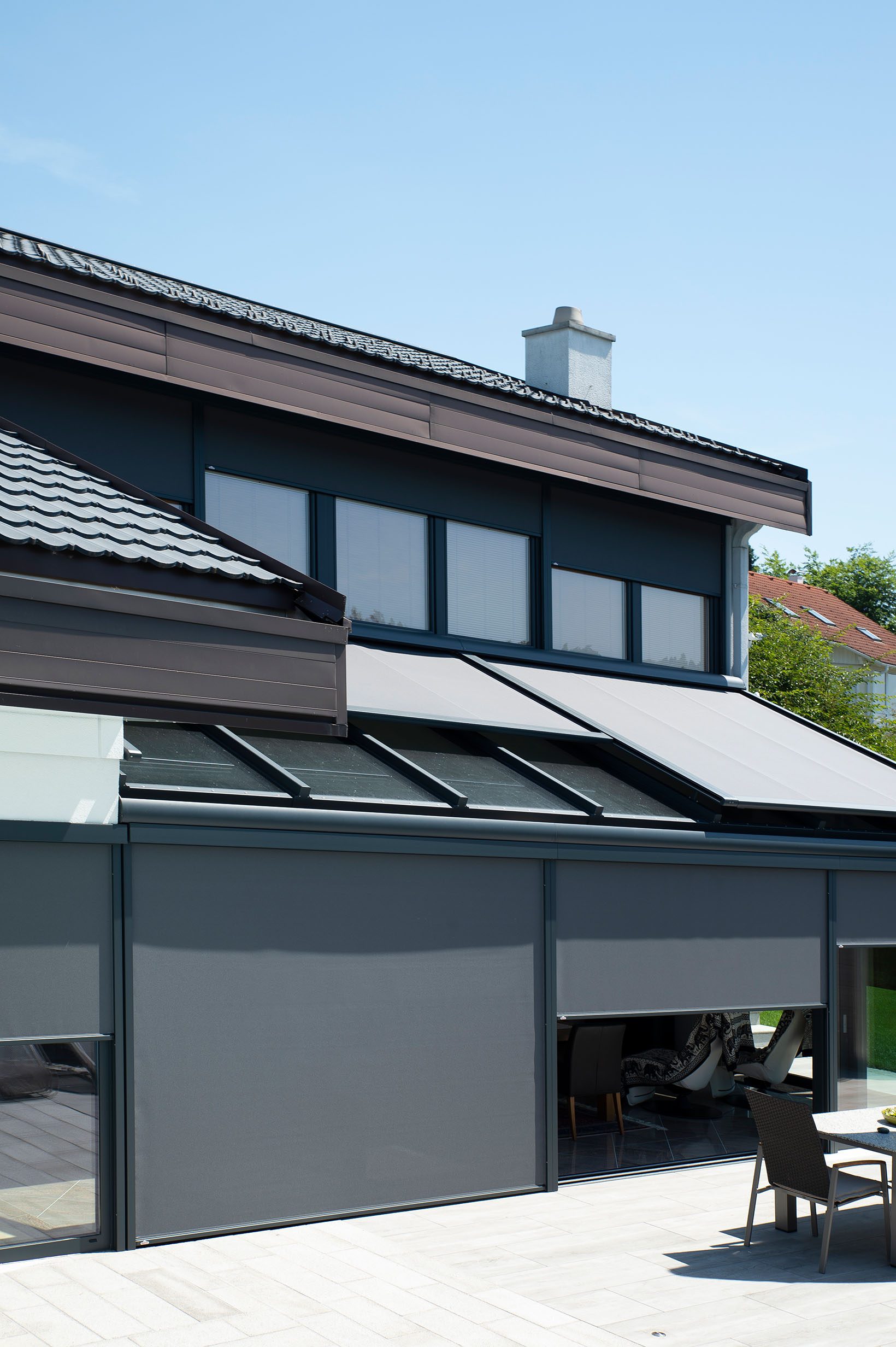 Einfamilienhaus mit ZIP-Beschattung