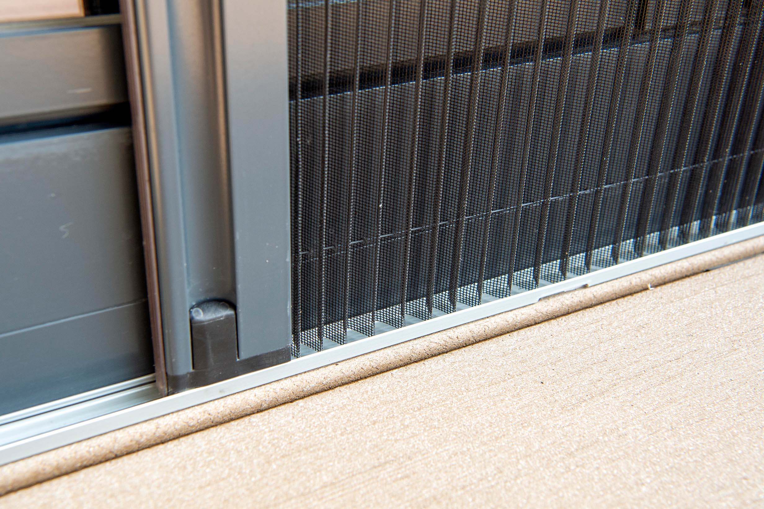 Einfamilienhaus mit Insektenschutzplissee