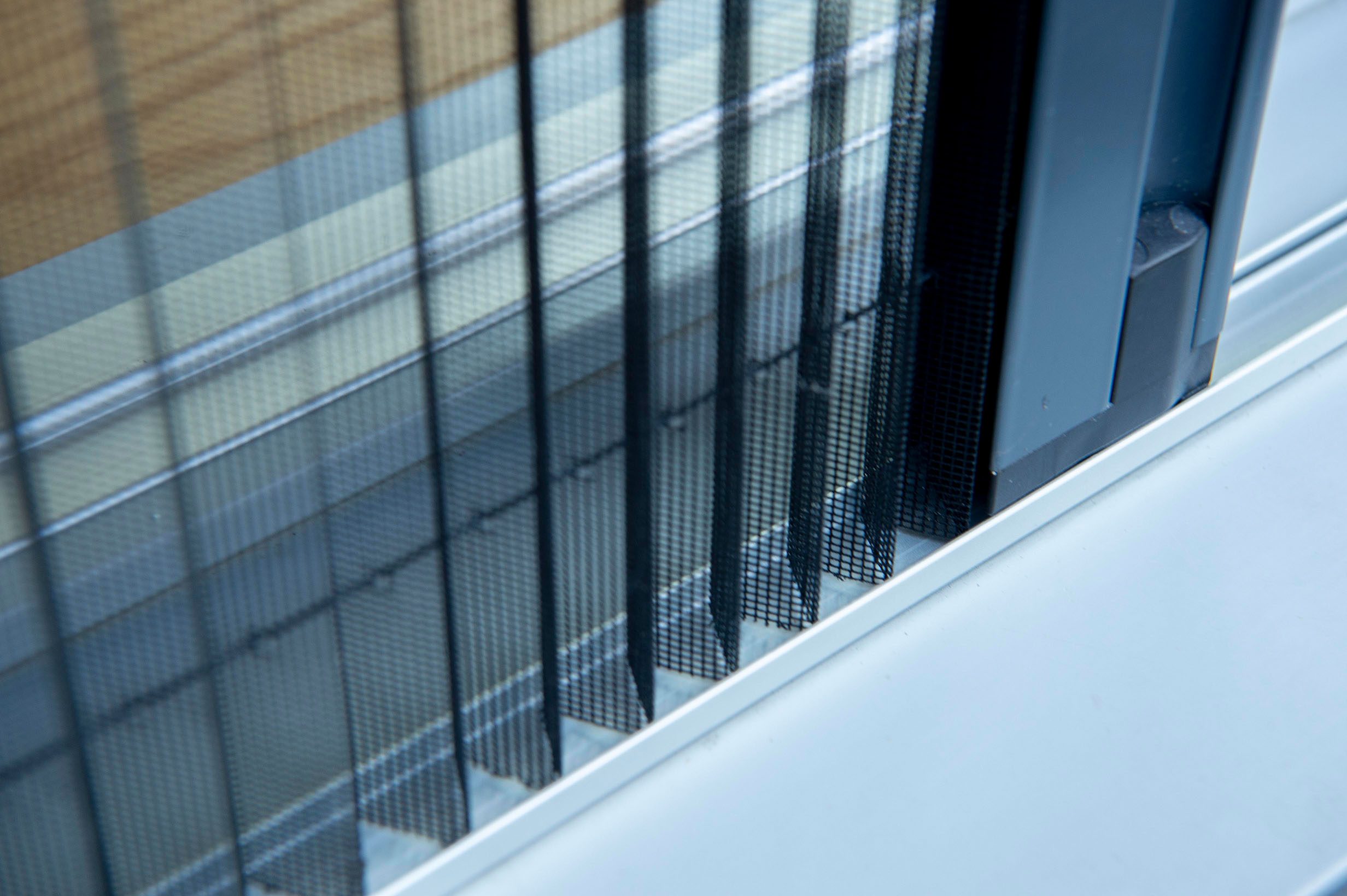 Einfamilienhaus mit Insektenschutzplissee