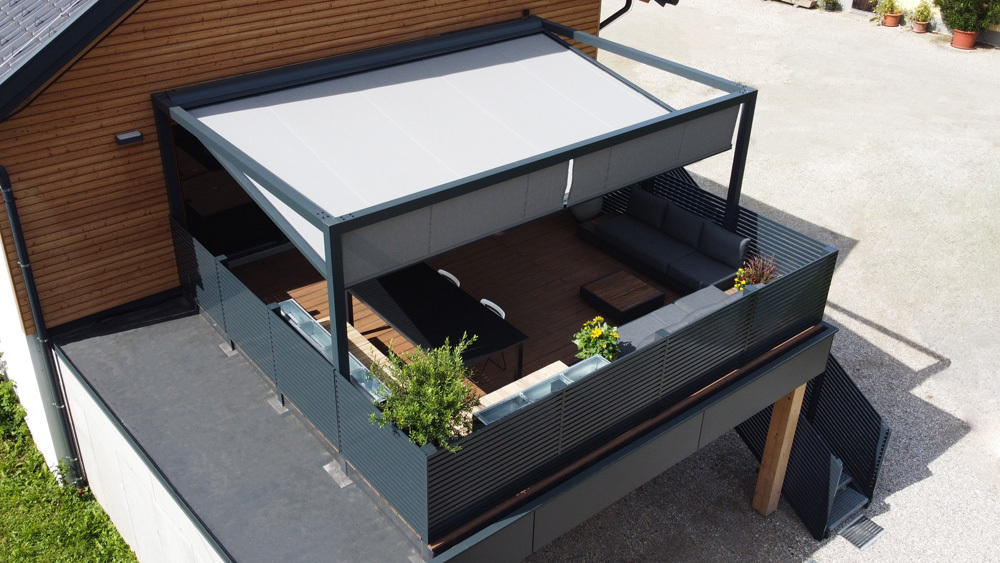 Einfamilienhaus mit ZIP-Beschattung