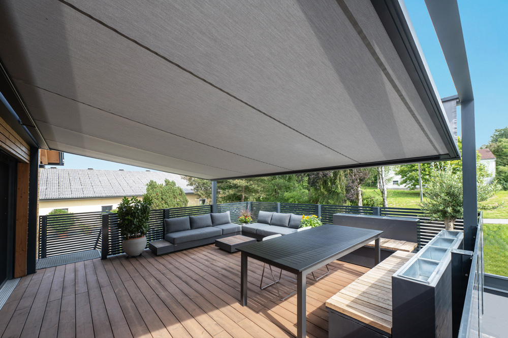 Einfamilienhaus mit ZIP-Beschattung