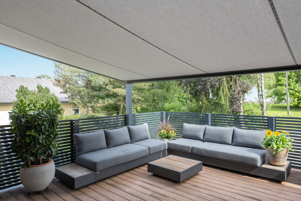 Einfamilienhaus mit ZIP-Beschattung