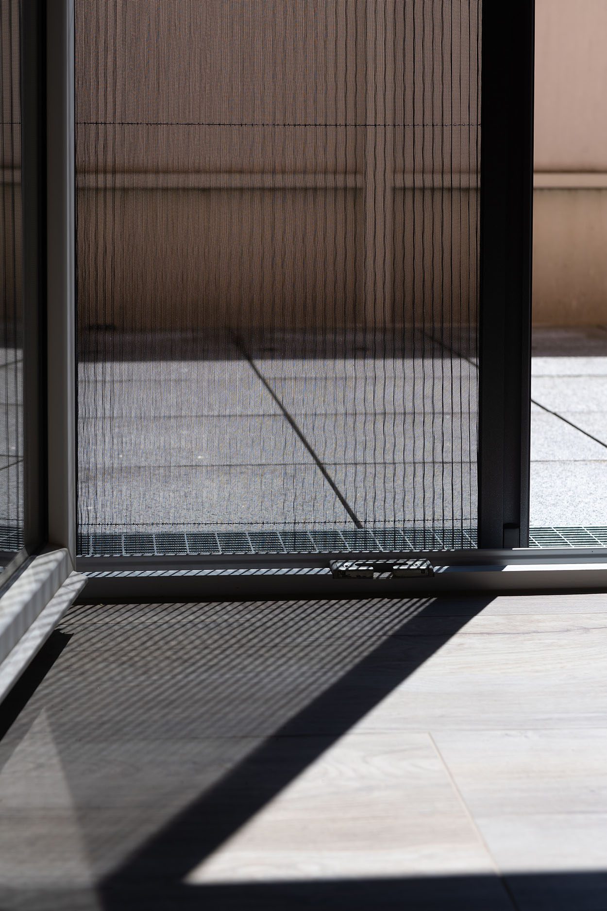 Einfamilienhaus mit Insektenschutzplissee