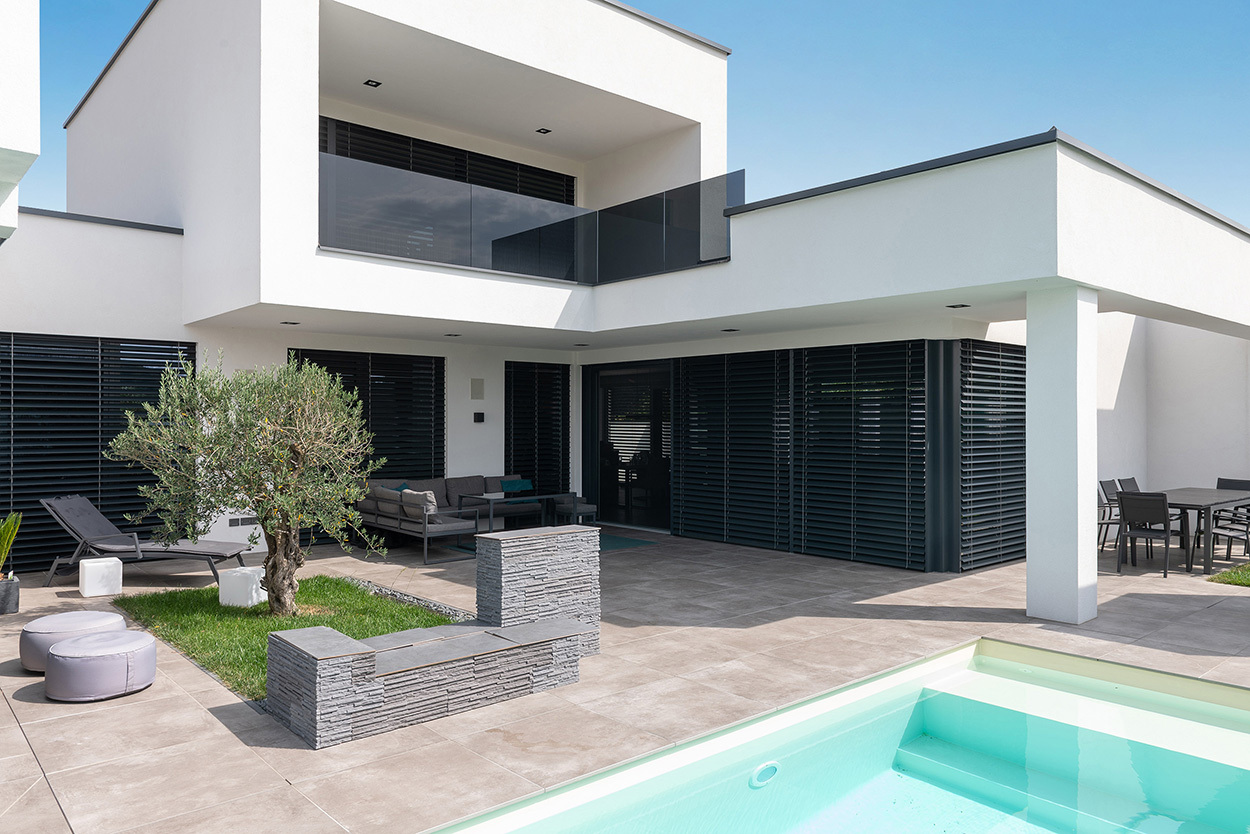 Einfamilienhaus mit Easy Klick-Raffstore