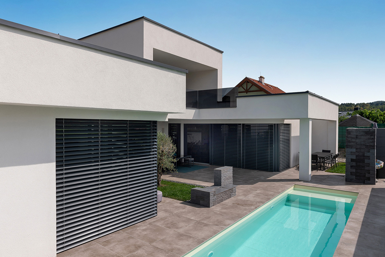 Einfamilienhaus mit Easy Klick-Raffstore