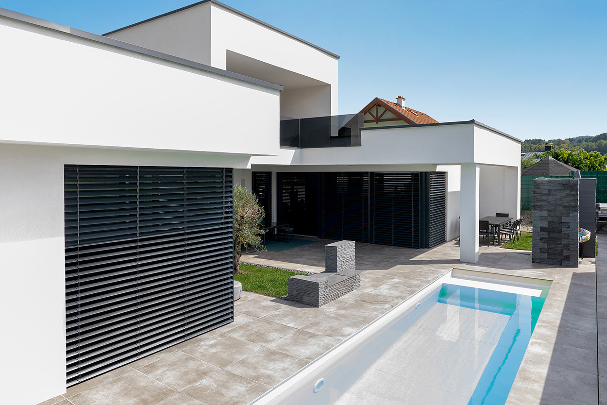 Einfamilienhaus mit Easy Klick-Raffstore