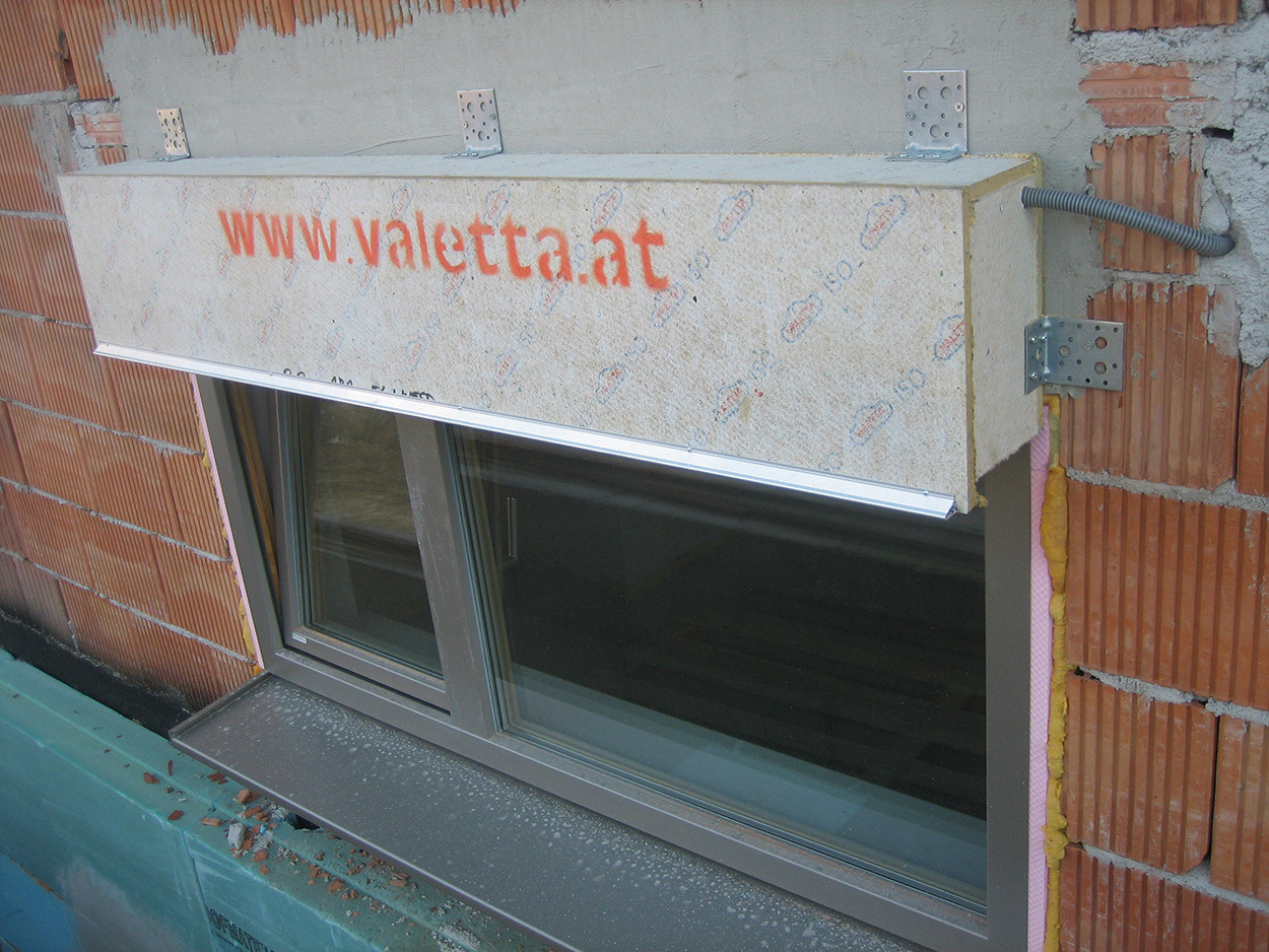 Rohbau mit Unterputz Schacht