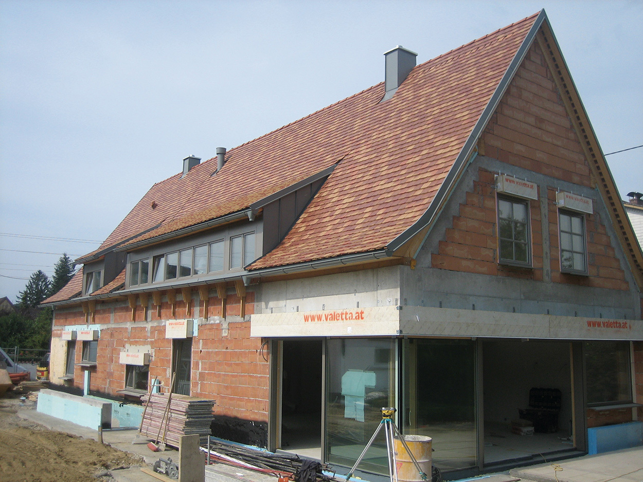 Rohbau mit Unterputz Schacht