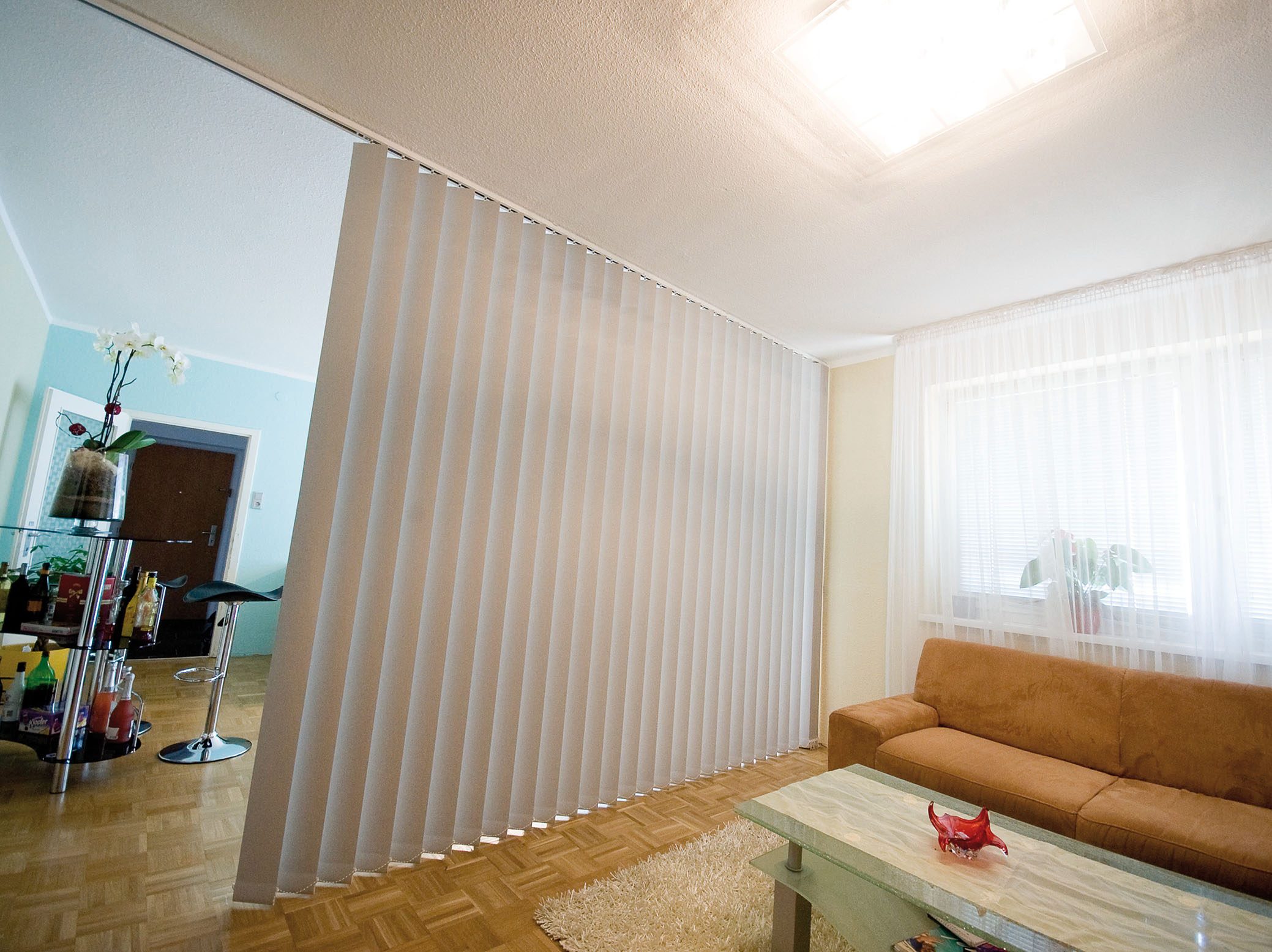 Einfamilienhaus mit Vertikaljalousie