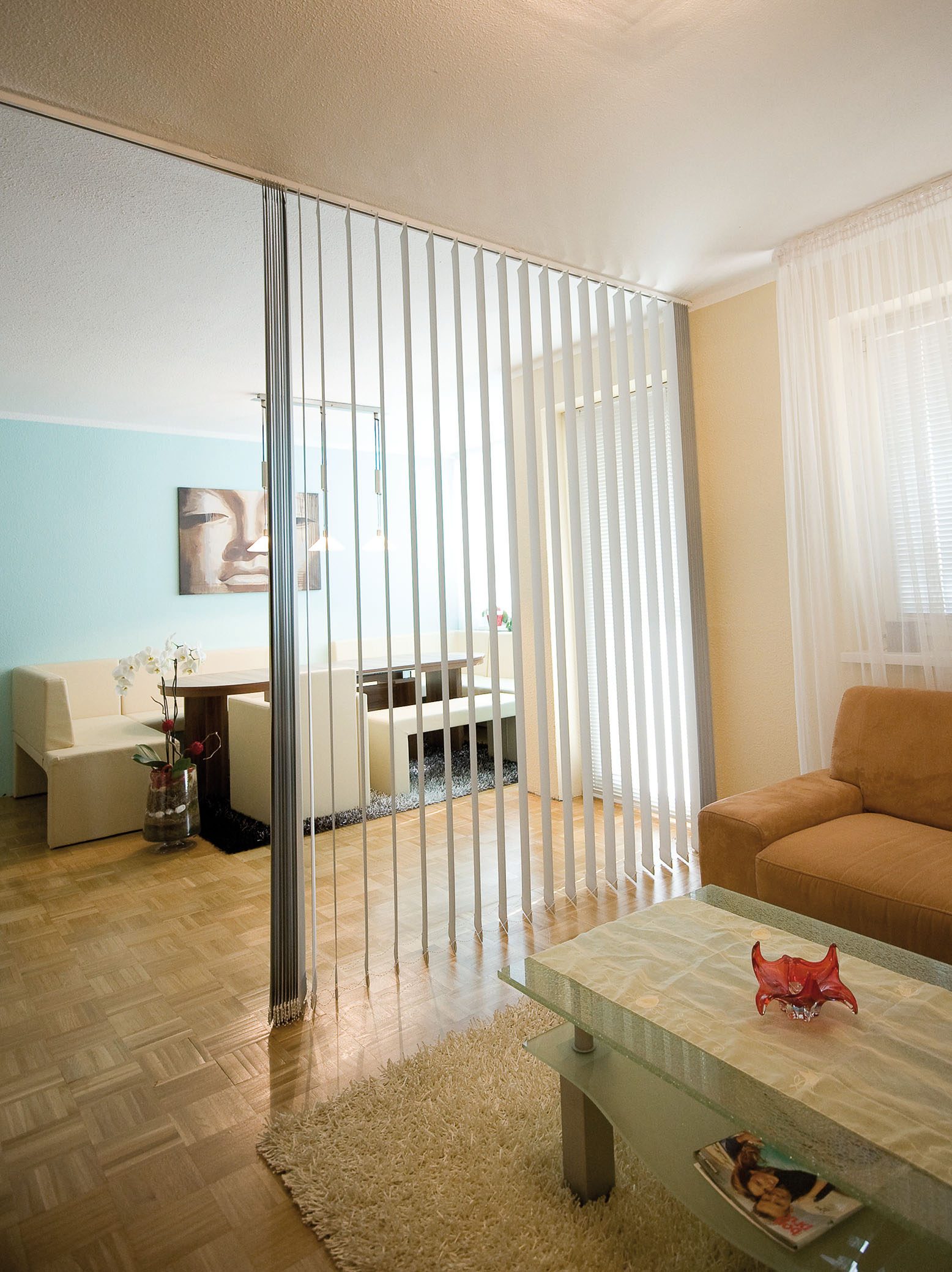 Einfamilienhaus mit Vertikaljalousie