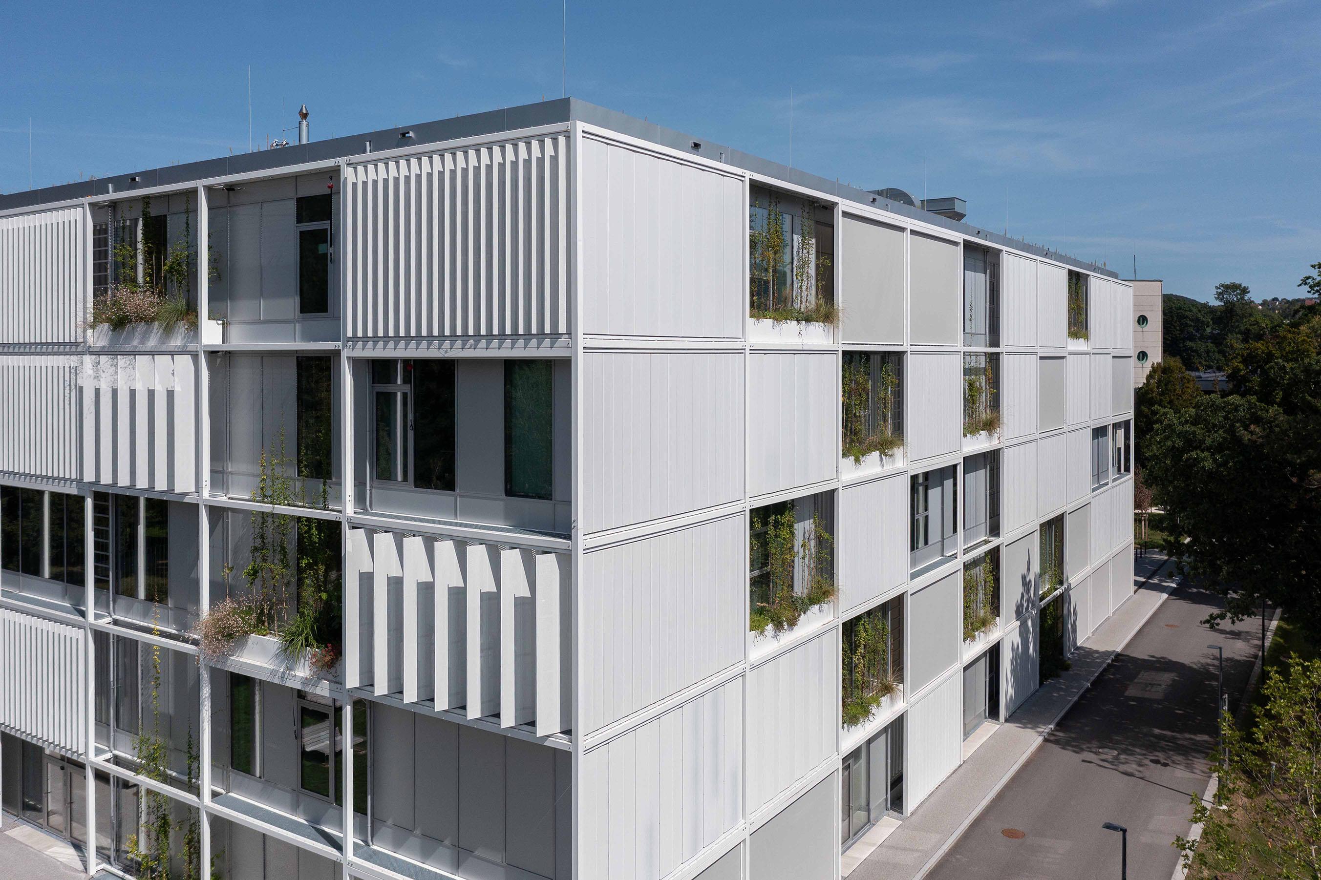 Universität mit Aufputz Fenstermarkise