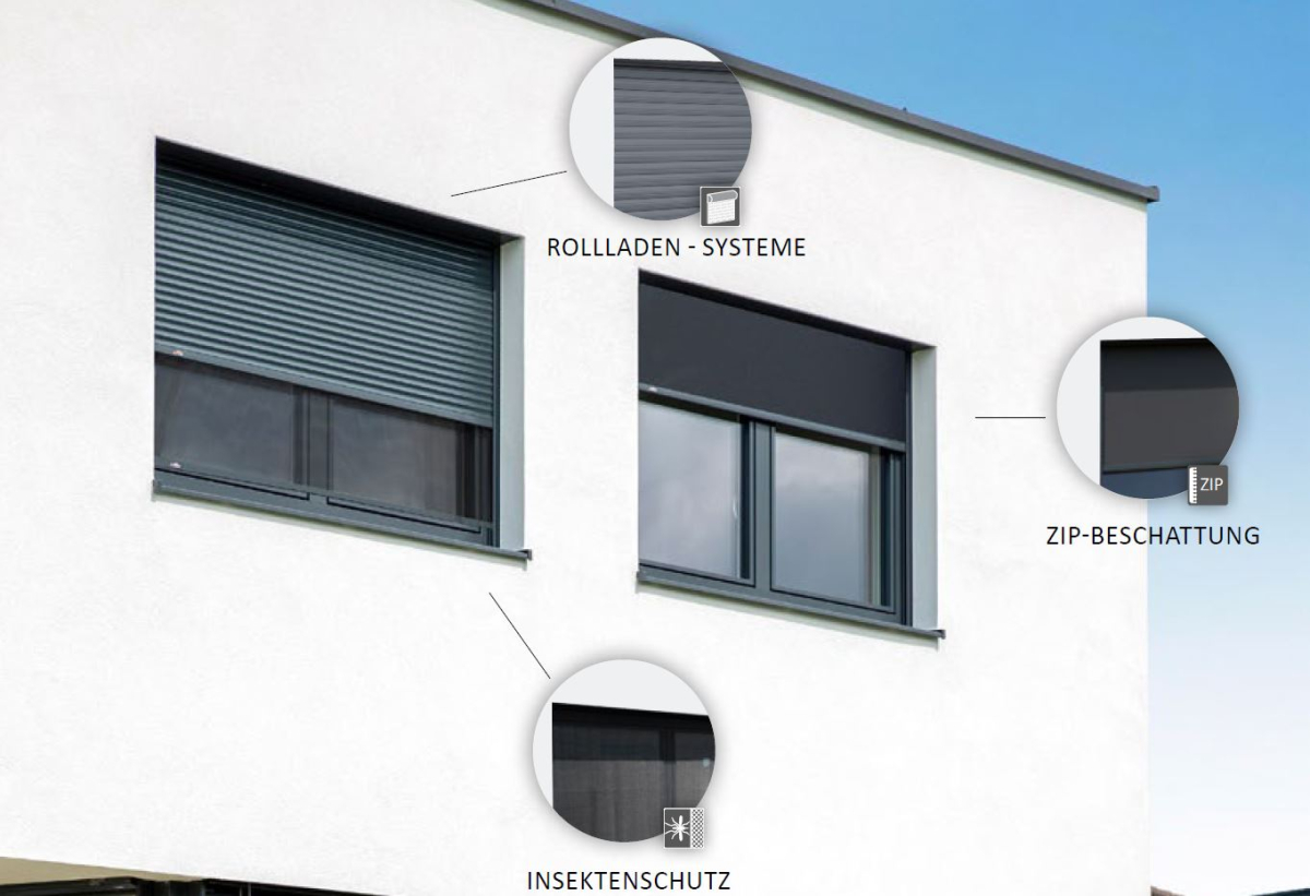 HWF-Farben in matt und feinstruktur, Gestaltung der Fassade