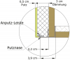 ISO-RORA_Putzschiene_Putznase Bemassung