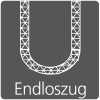Heben, Senken und Wenden der Lamelle mit Endlos-Schnurzug. Endloszug