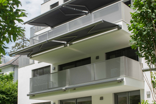 Wohnhausanlage Bastiengasse Wien, Palma Kassettenmarkise Wohnhausanlage Bastiengasse Wien, Palma Kassettenmarkise